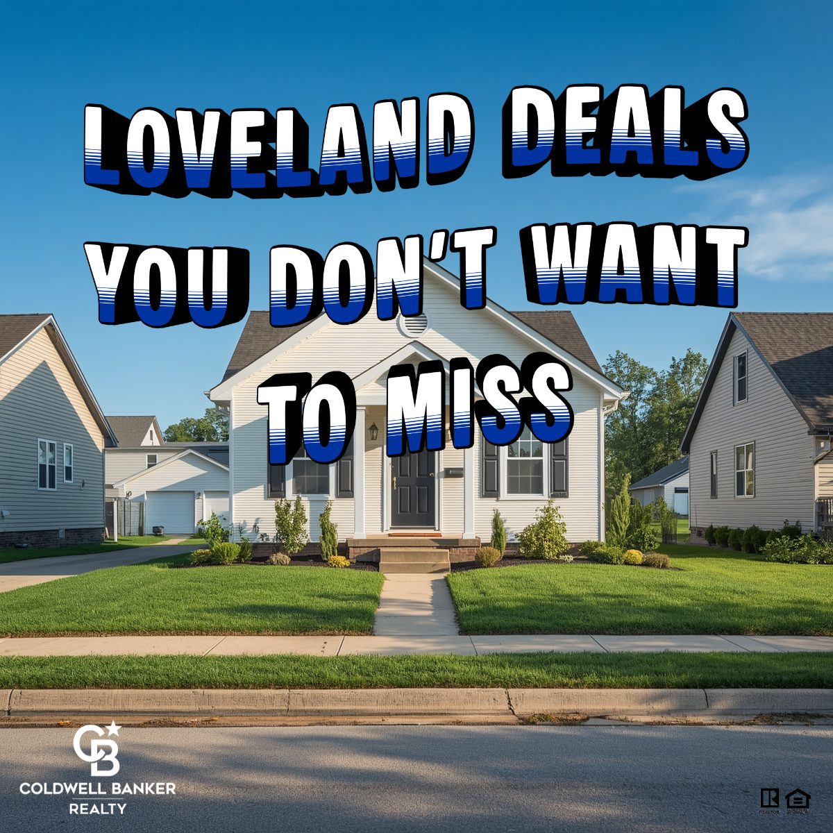 Affordable single-family home in Loveland Ohio under $300K with a well-maintained yard and suburban neighborhood setting