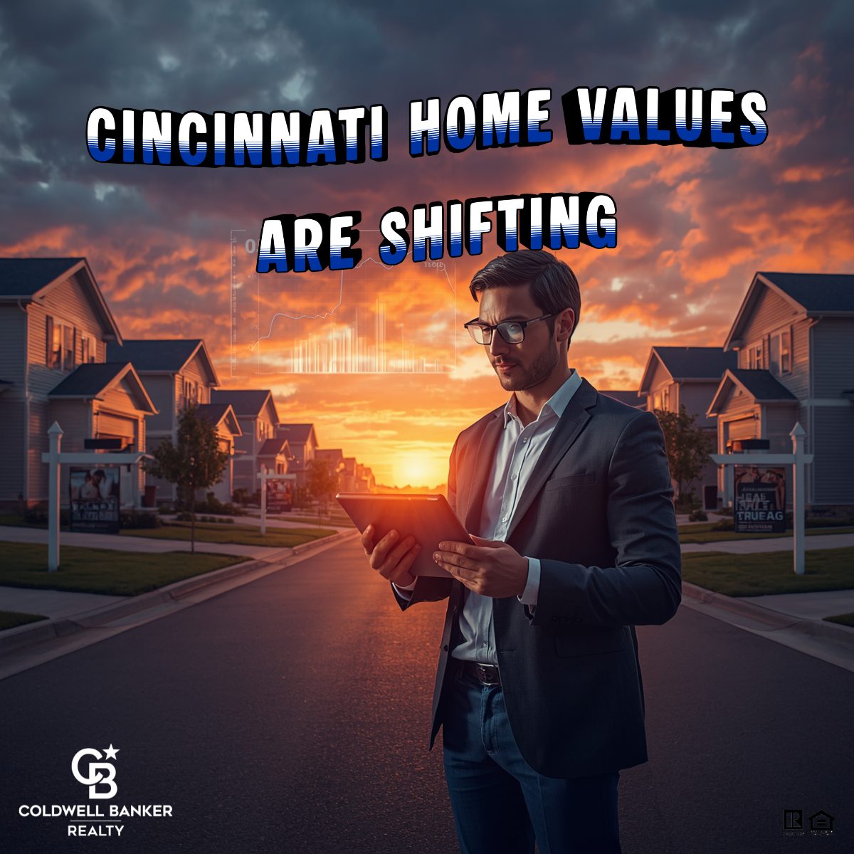 45255 housing market update graphic showing Cincinnati suburban homes and real estate market trends in 2026