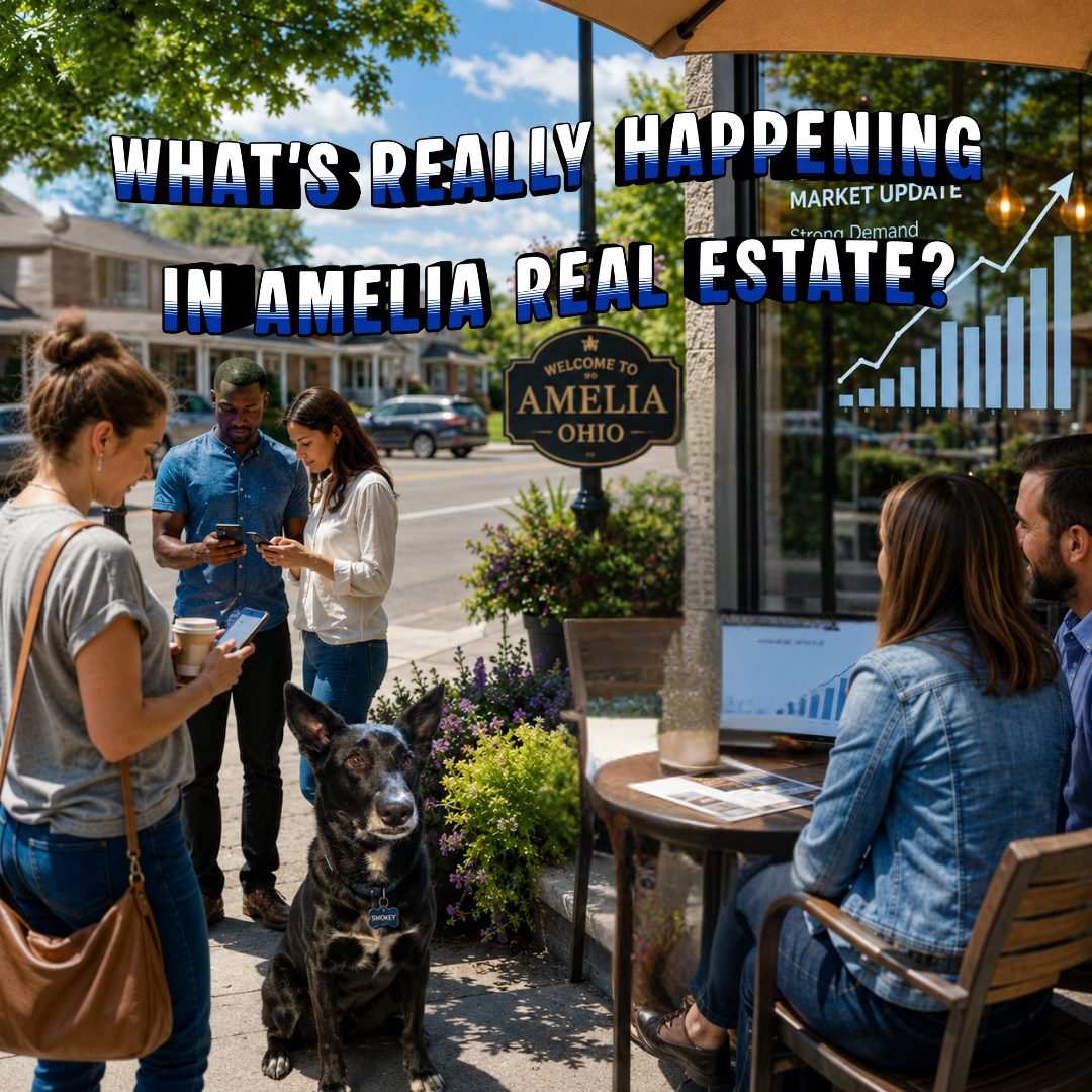 Amelia Ohio housing market trends showing buyers, homeowners, and local real estate activity during summer.