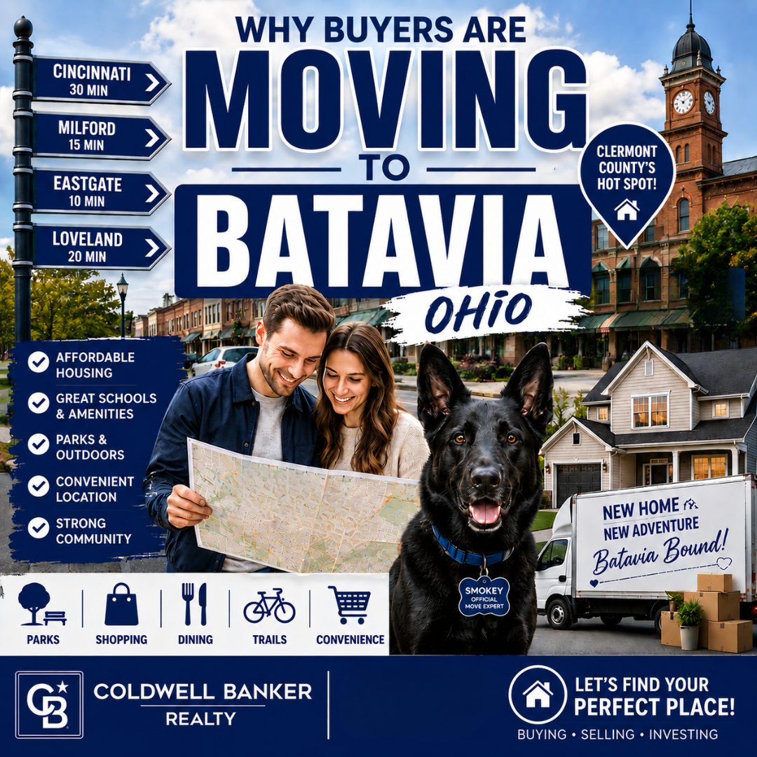 Homebuyers exploring why Batavia Ohio is becoming one of the most popular Clermont County communities for home purchases.